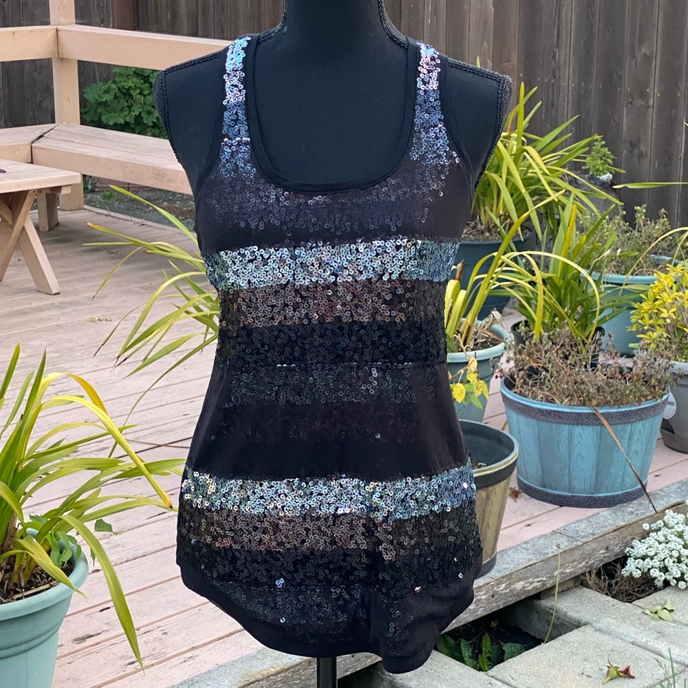 Sequined Tank Top